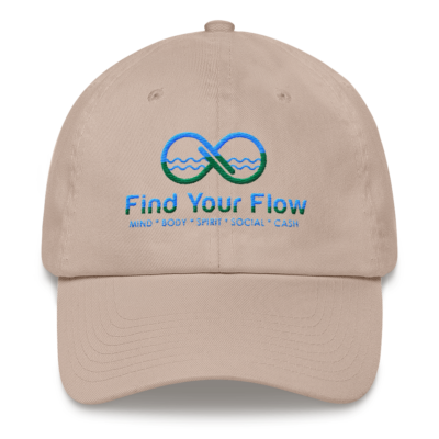 Find your Flow dad cap stone infinity
