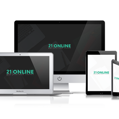 21 Day Online Marketing bundle graphic.