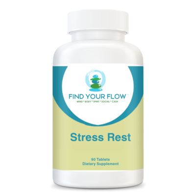 Stress Rest Supplements Bottle