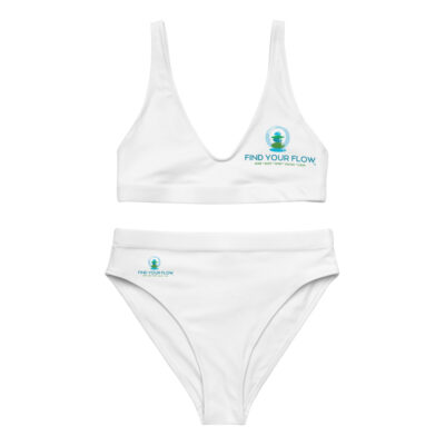 Recycled high-waisted bikini