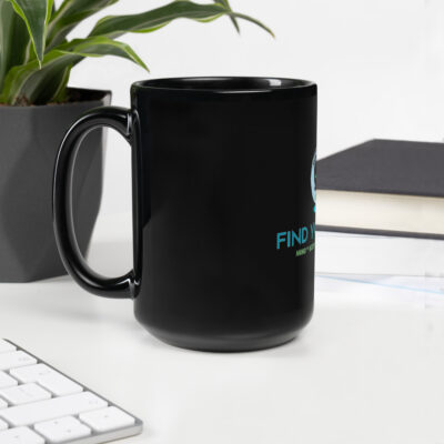 Black Glossy Mug - Zen Logo