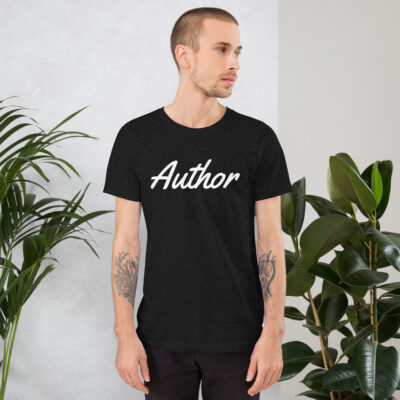 Author - dark colored Unisex t-shirt
