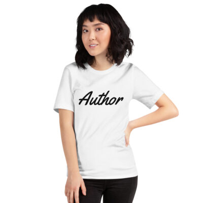 Author - light colored Unisex t-shirt