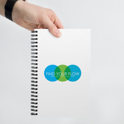 Coincidence™ Water Element - Find Your Flow® Spiral notebook