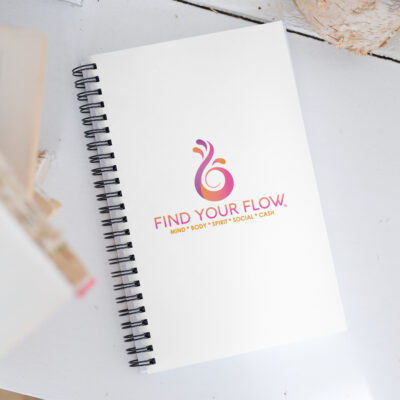 Flowlet™ Fire Element - Find Your Flow® spiral notebook