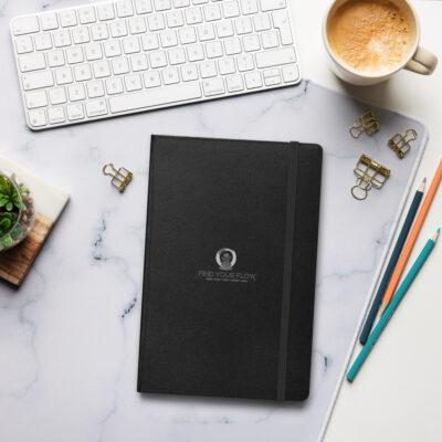 Hardcover Bound Notebook Journal - Zen Flow - Sliver Moon